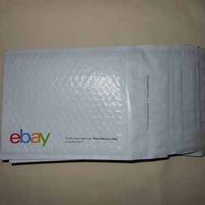 new small 10 blue Branded Airjacket Padded Envelopes 6.5/" x 8.75/"